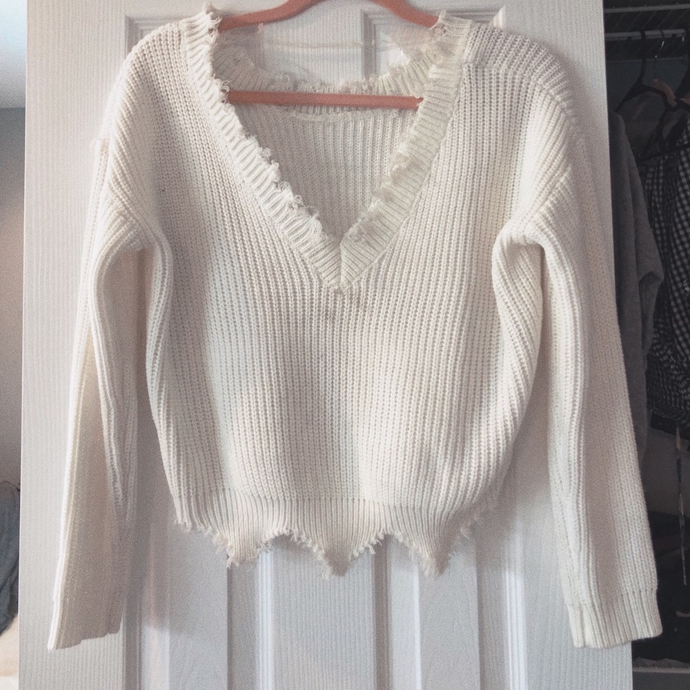 Off white sweater